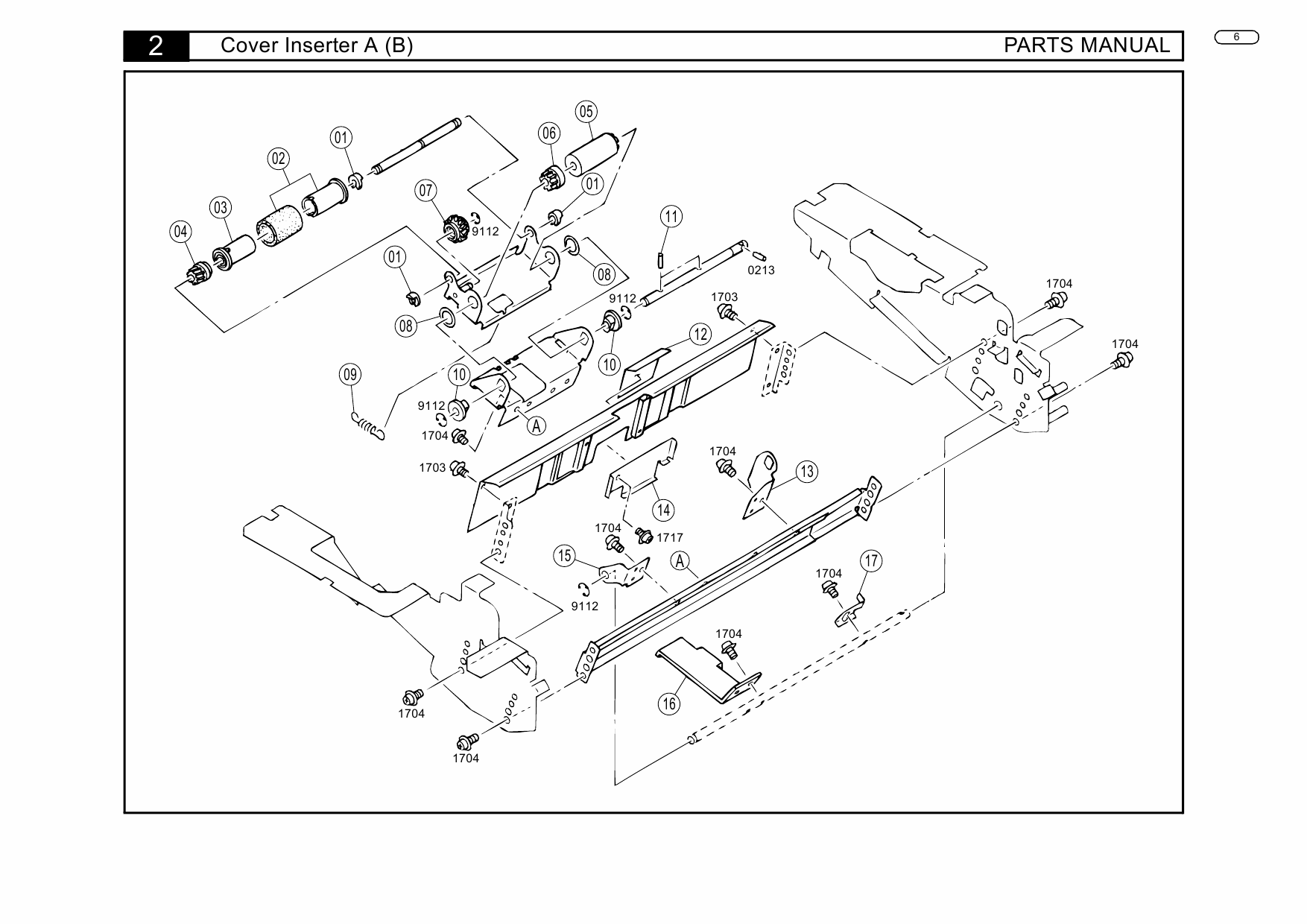 Konica-Minolta Options Cover-Inserter-A Parts Manual-3